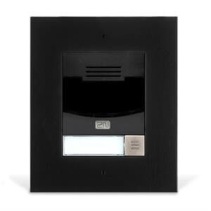 [9155301cbf] 2N® IP Solo with camera - black, flush mount (includes flush mount frame, must be together with 9155017)