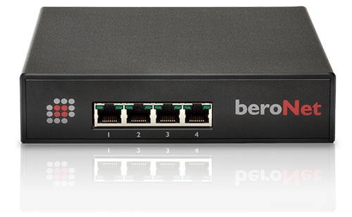 4 FXO Small Business Line Gateway – non-modular, incl. 1x BFBridge