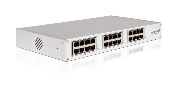 [bnsbc-l-24fxs] Up to 64 channels VoIP SBC with 24 FXS ports, non expandable, Dual NIC and 2 sessions free