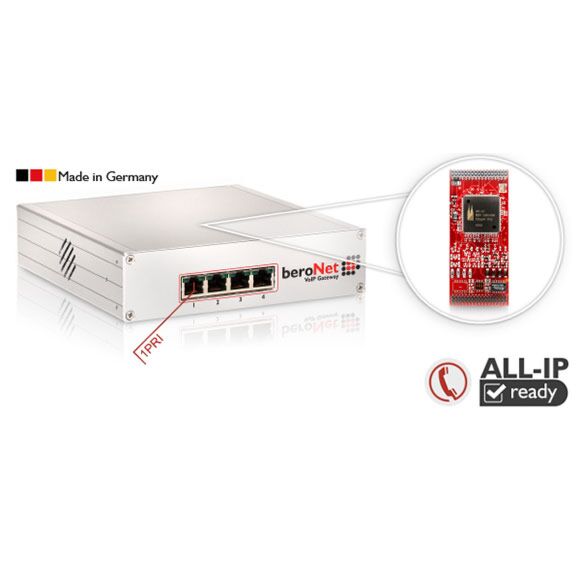 1 PRI E1 modular Gateway – expandable with one additional Module