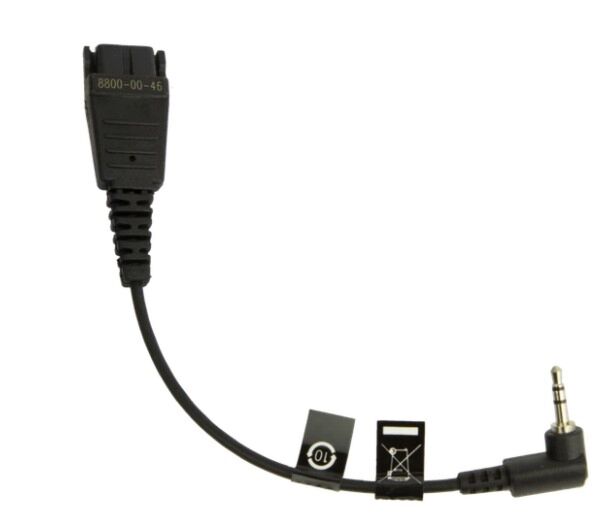 Jabra QD-2,5mm jack (straight)