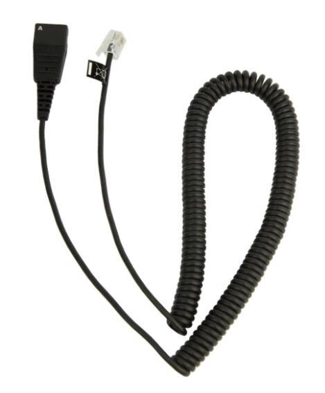 Jabra QD-RJ10 (coiled)