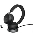 Jabra Evolve2 75 Link380a MS Stereo Stand Black