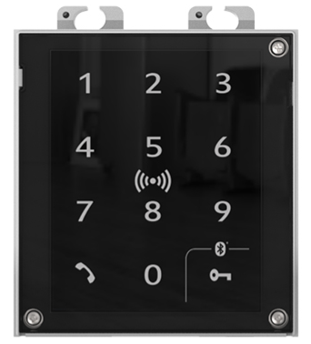 2N® IP Verso – Touch keypad & Bluetooth & RFID reader 125kHz, 13.56MHz, NFC, PICard compatible