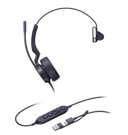 Yealink UH44 Mono- USB-C/A TEAMS