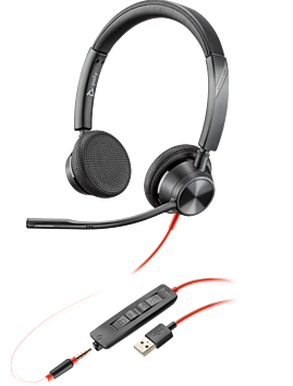[76j20aa] POLY BLACKWIRE 3325 USB-A HEADSET