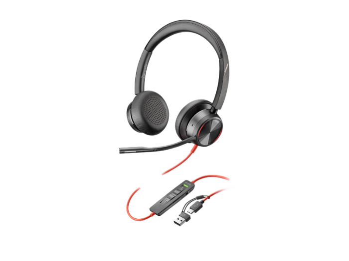 [8x223aa] POLY BLACKWIRE 8225 STEREO USB-C HS +USB-C/A