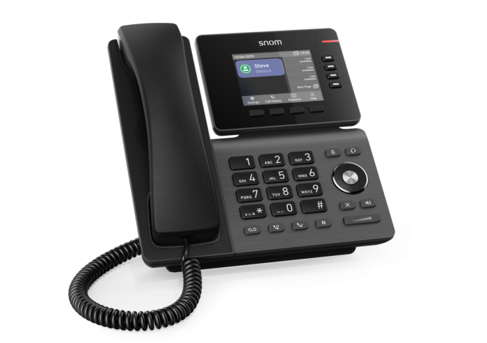 [00004737] Snom Global D810W Desk Telephone Black